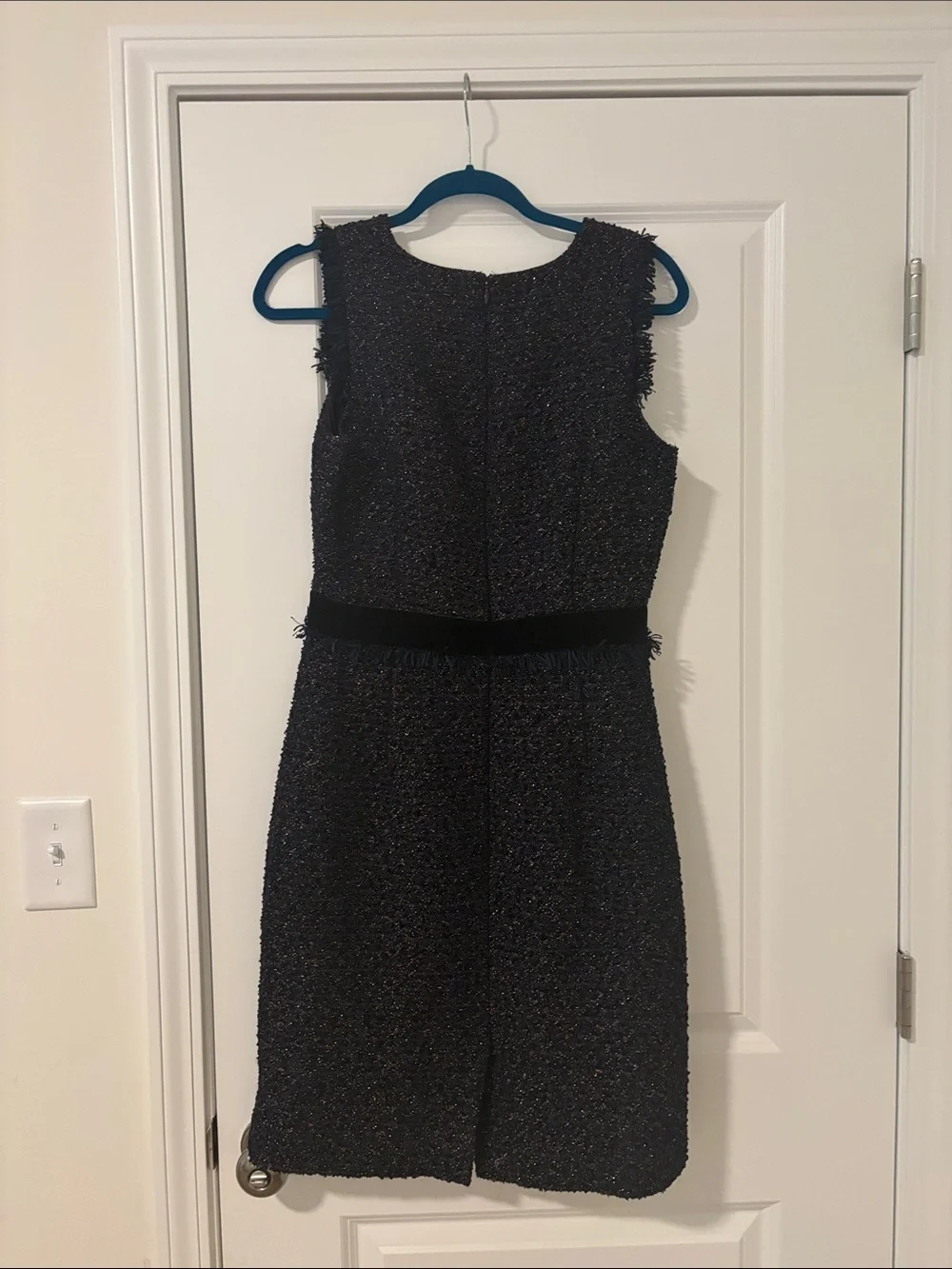 J. Crew Navy Sparkle Cocktail Dress